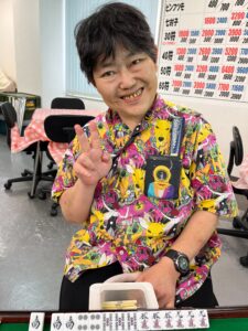 田辺陽子　四暗刻　7月11日　目黒支部