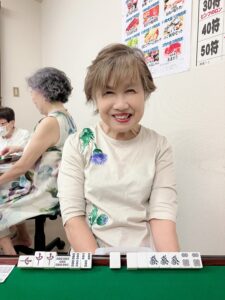 河合千恵子　大三元　7月28日　練馬支部