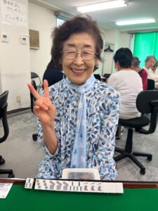 本目華子　四暗刻　8月12日　目黒支部
