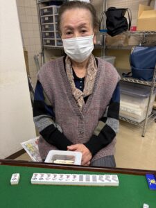 間中 敏子　四暗刻　練馬支部　11月20日