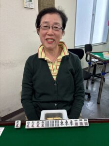 中島 なおみ　四暗刻　11月18日　目黒支部