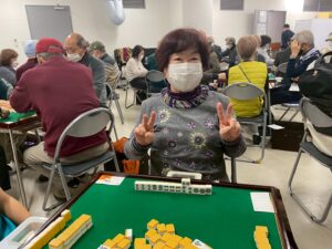 高田 真砂子　四暗刻　12月24日　ミッテン府中