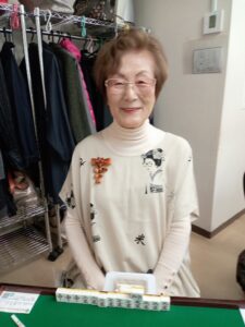 川岸 弓子　四暗刻　3月30日　練馬支部